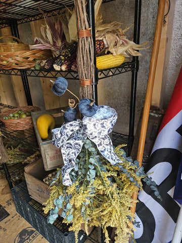Fall Decoration - Brooms