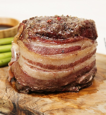Beef - Bacon Wrapped Filet Mignon - 100% pasture raised