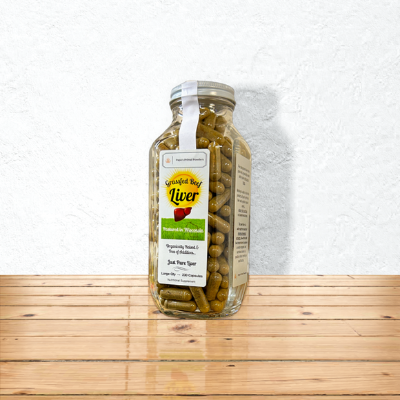 Beef Liver Powder Pills - Grassfed