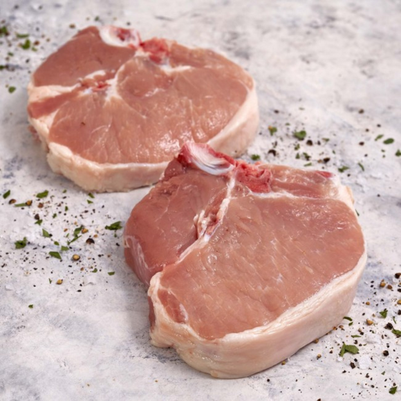 Farm Fresh Pork - Chop - Bone In - Locally Grown in Ladd, Illinois - Meat