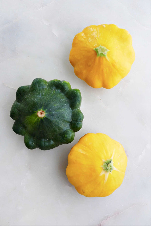 Farm Fresh Squash - Summer Patty Pan - medium - Locally Grown in Ladd, Illinois - Vegetables
